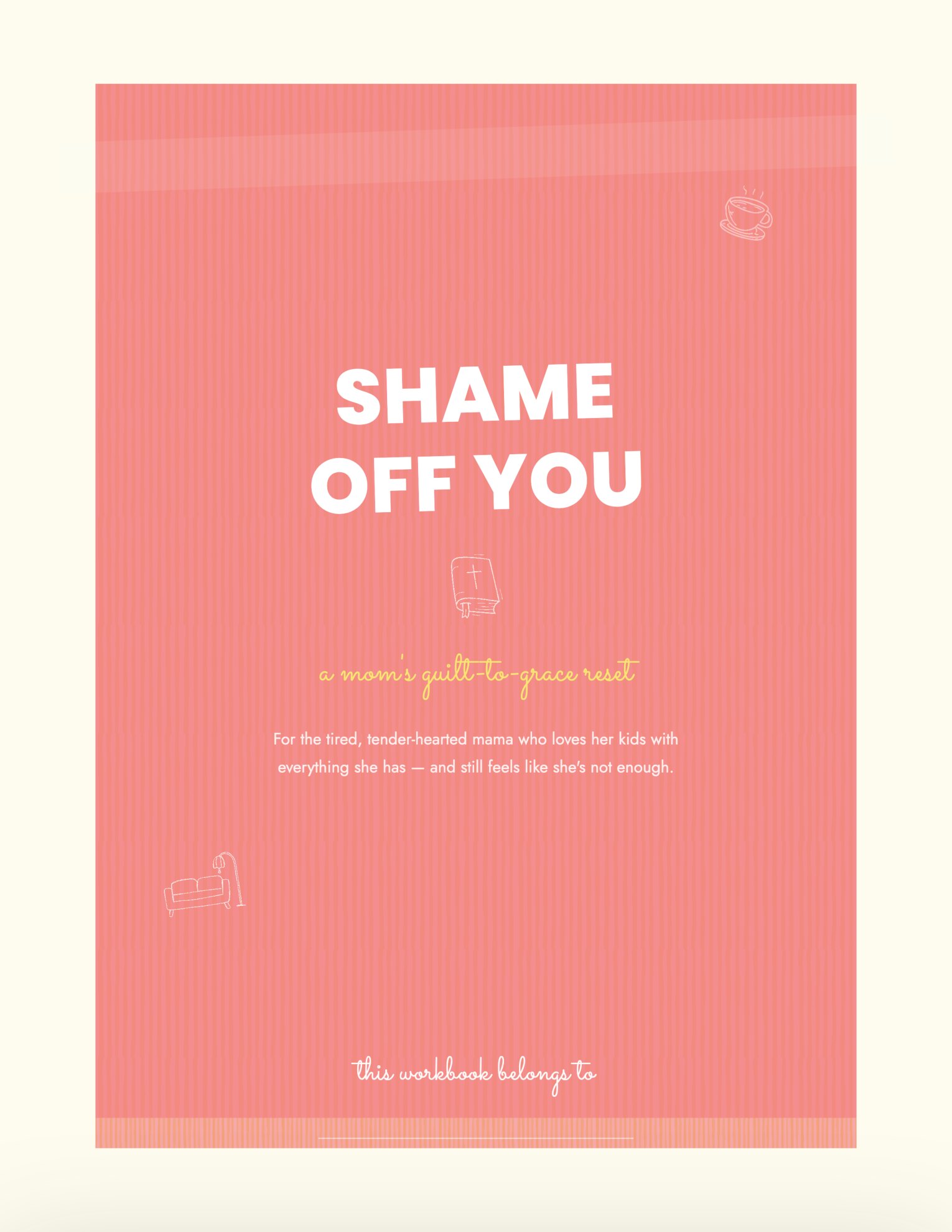 Cover of the Shame Off You workbook